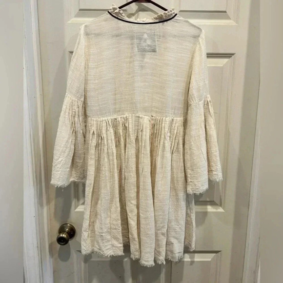 Pearl and Caviar Gauze Dress Resortwear‎ size S/M small medium - Picture 10 of 12